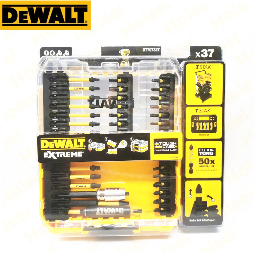 DEWALT 37PCS Bit Set Phillips Schraubendreher Spline Bit PH1 PH2 PZ1 PZ2 T10 T15 T20 T25 T27 T30 T20H t25H Power Werkzeug Zubehör