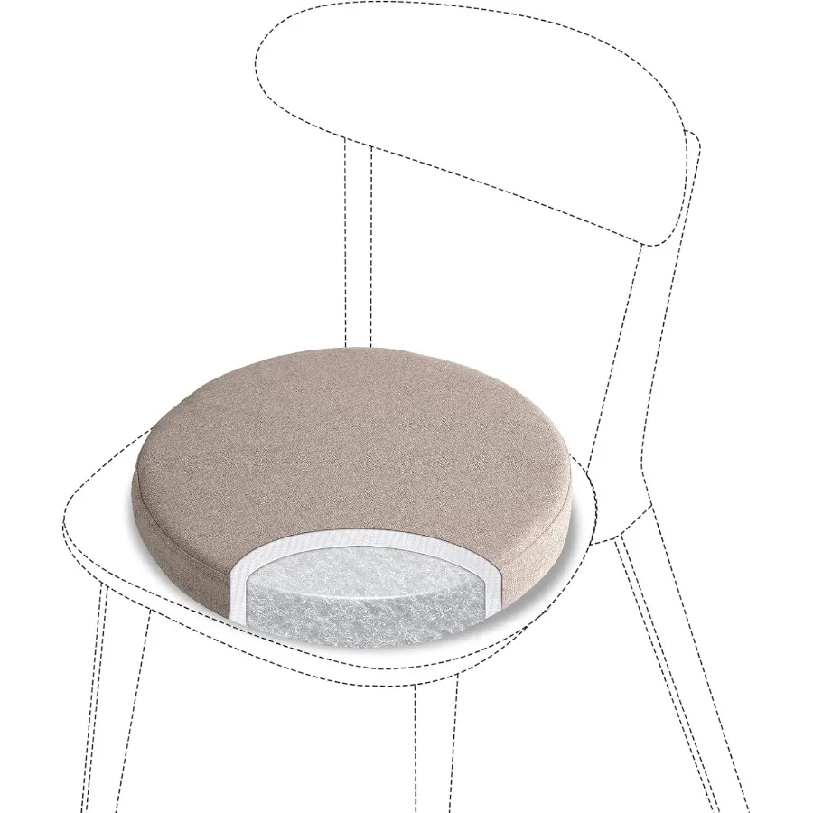 

Подушка для стула, дышащие, быстросохнущие и машинная стирка, подушечки для стула, подходящие для кухни, комнаты, комнаты и отдыха на открытом воздухе, круглые