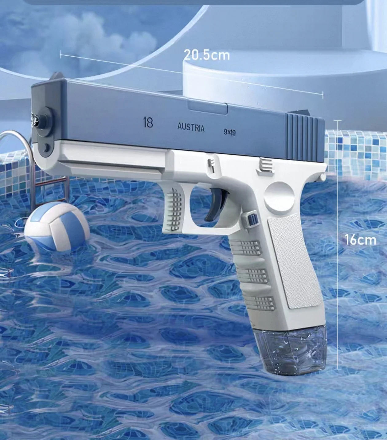 Manual Water Gun Toy Pistol, Kids Summer Outdoor Water Fight Toy, Portable Handheld Sprayer Gun for Pool Beach Party, Children Water Blaster Gift