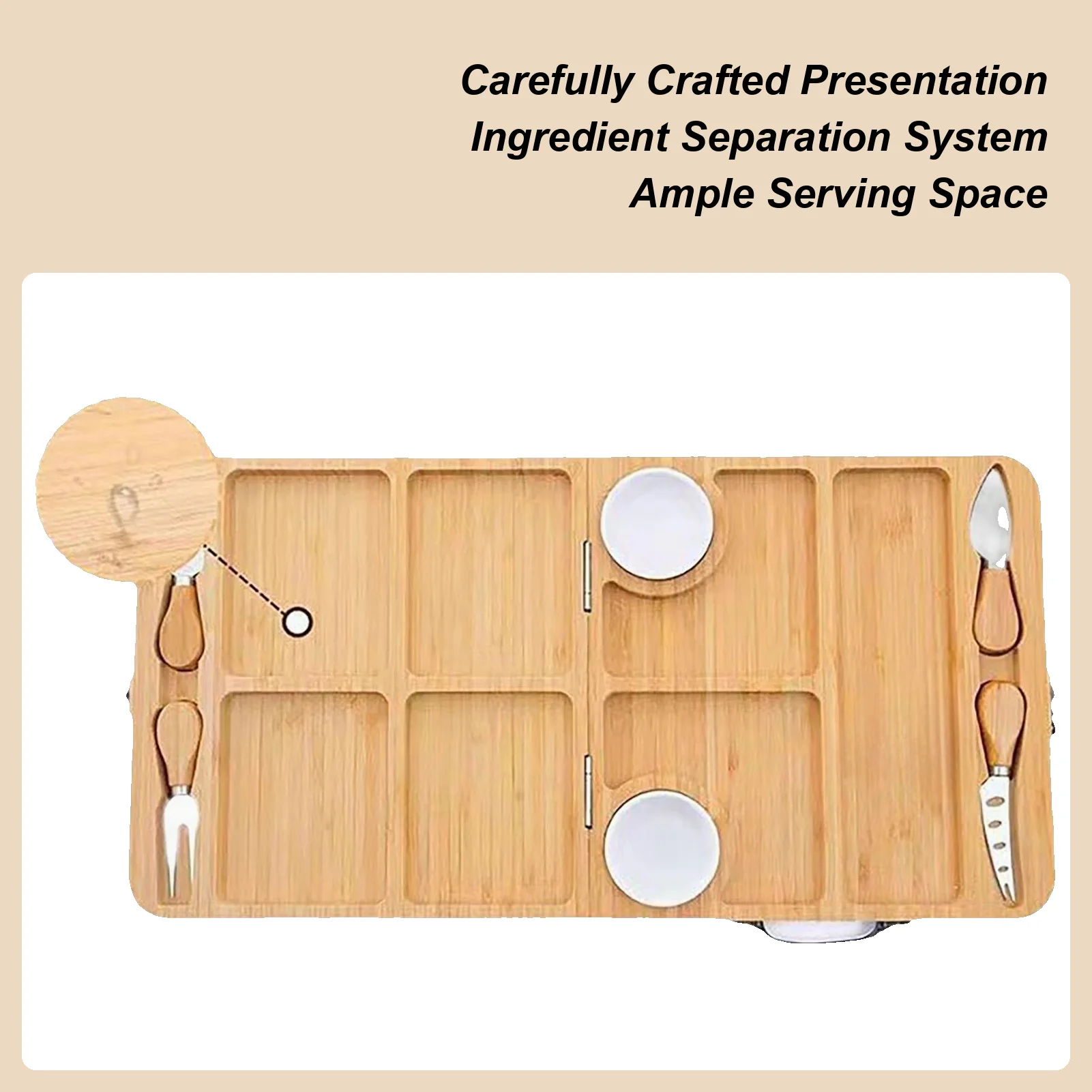 

Cheese Serving Board Heat-Resistant Appetizer Platter Cheese Board Serving Tray For Indoor Table Fireplace Living Room