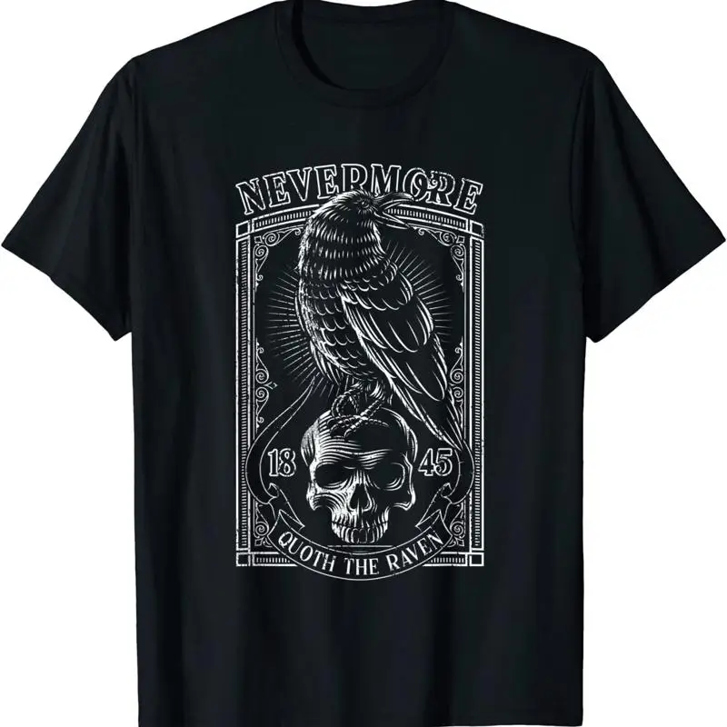 

НОВАЯ ОГРАНИЧЕННАЯ Футболка Edgar Allen Poe The Raven Ideas S 4XL