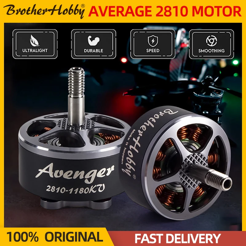 4PCS Brotherhobby Avenger 2810 Brushless Motor 900KV 6S For RC FPV Racing Long Range Quadcopter Drone