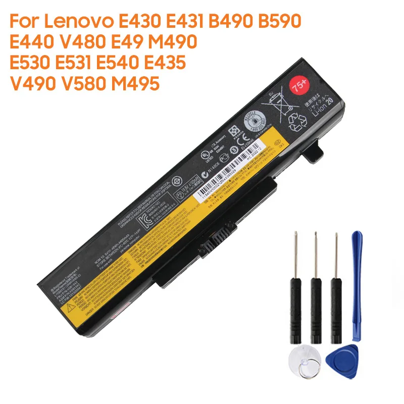

Новый 6-элементный сменный аккумулятор E430 для Lenovo E431 B490 B590 E440 V480 E49 V490 V580 M495 M490 E530 E531 E540 E435 48WH