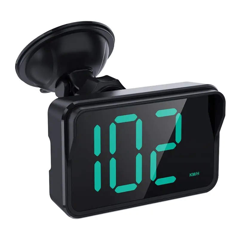 

A11M-Universal Head Up Display HUD Digital Speedometer GPS For All Cars Trucks Plug And Play Auto Parts With Suction Cup Mount