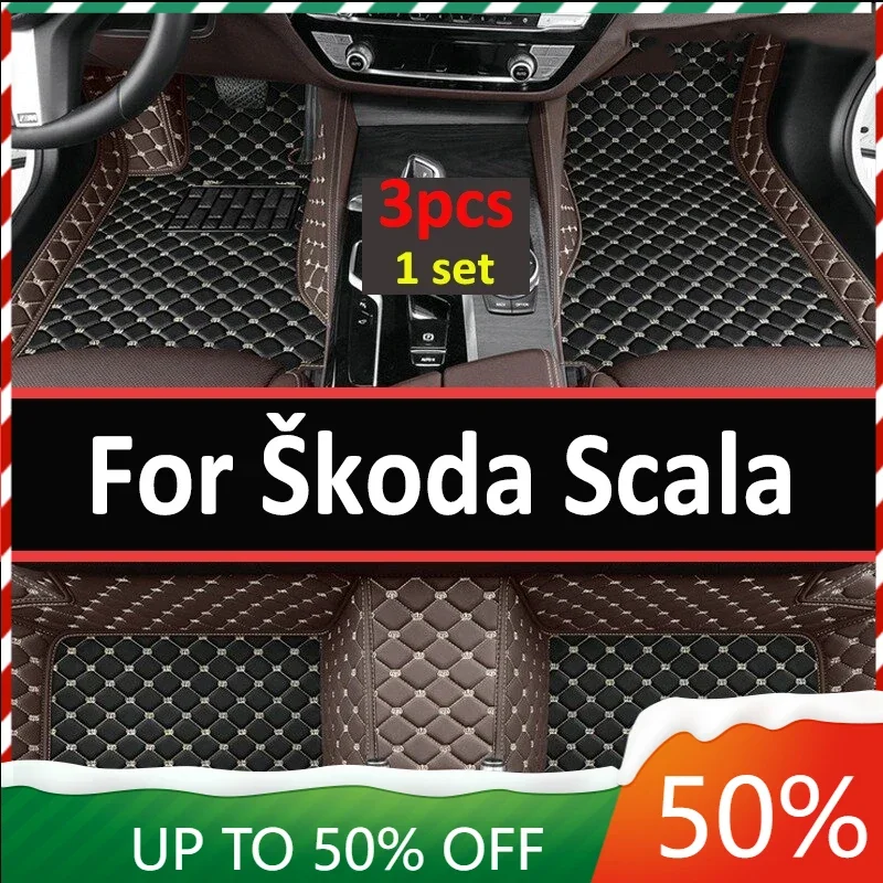 

Car Mats Floor For Škoda Scala 2020~2022 Waterproof Rugs Car Floor Mats Foot Mat Cubre Pisos Para Autos Car Accessories Interior