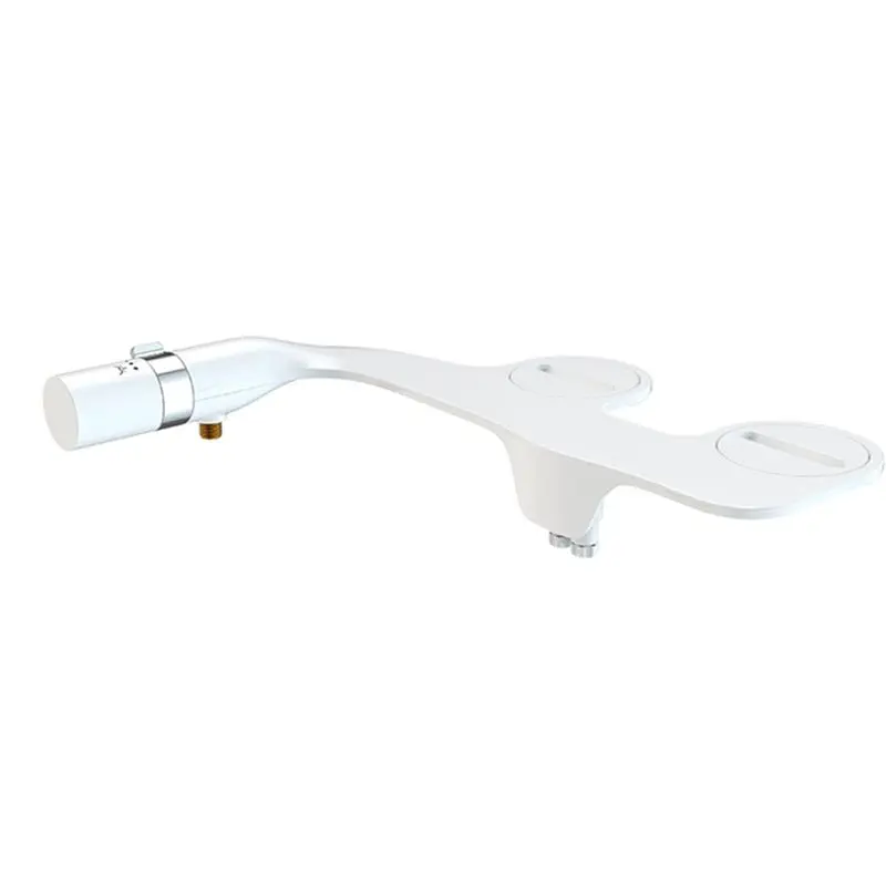 Y51A-For Toilet Compatible Ultra Slim Non-Electric Dual Nozzle Sprayer Adjustable Water Pressure Lightweight Bidet Attachment