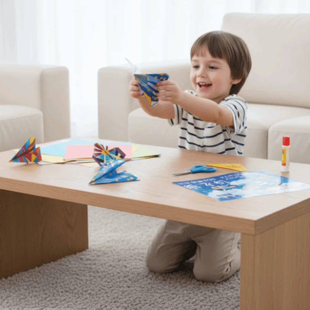 

Набор для оригами: самолеты из бумаги ручной работы, 3D-модели для обучения и творчества по методике Монтессори, универсальные складные бумажные самолеты