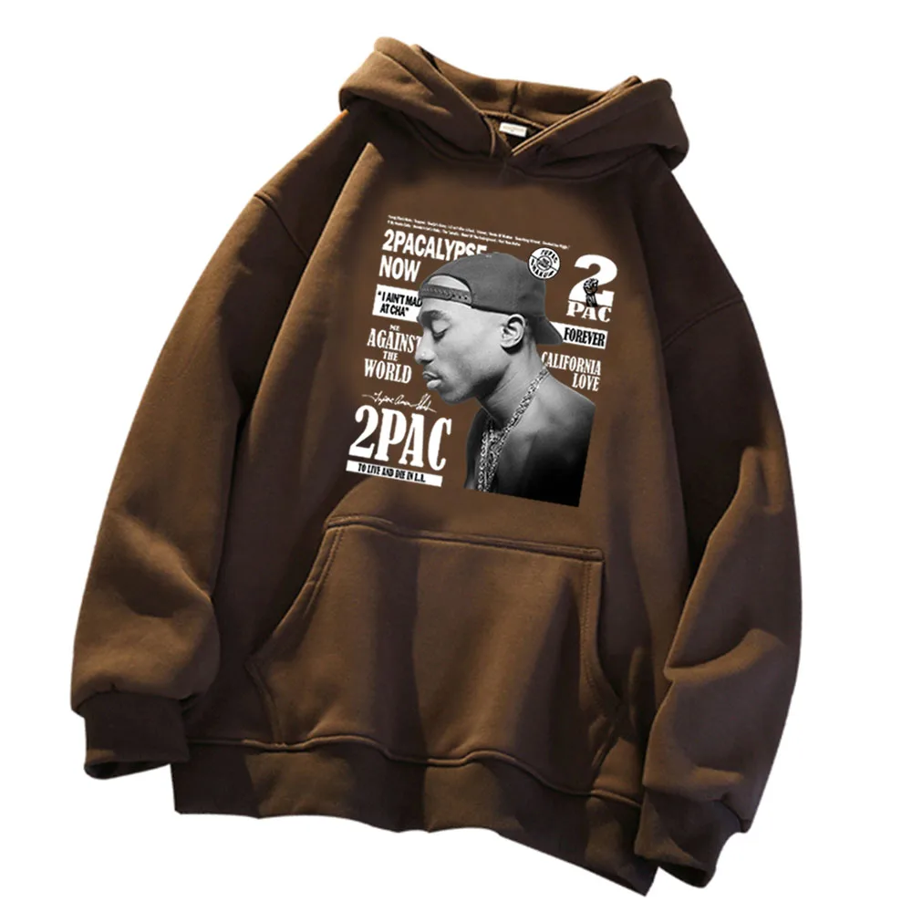 Tupac Shakur 2pacalypse Music Hoodie Tupac Shakur Fan Hoodie Unisex Harajuku Long Sleeve Sweatshirts