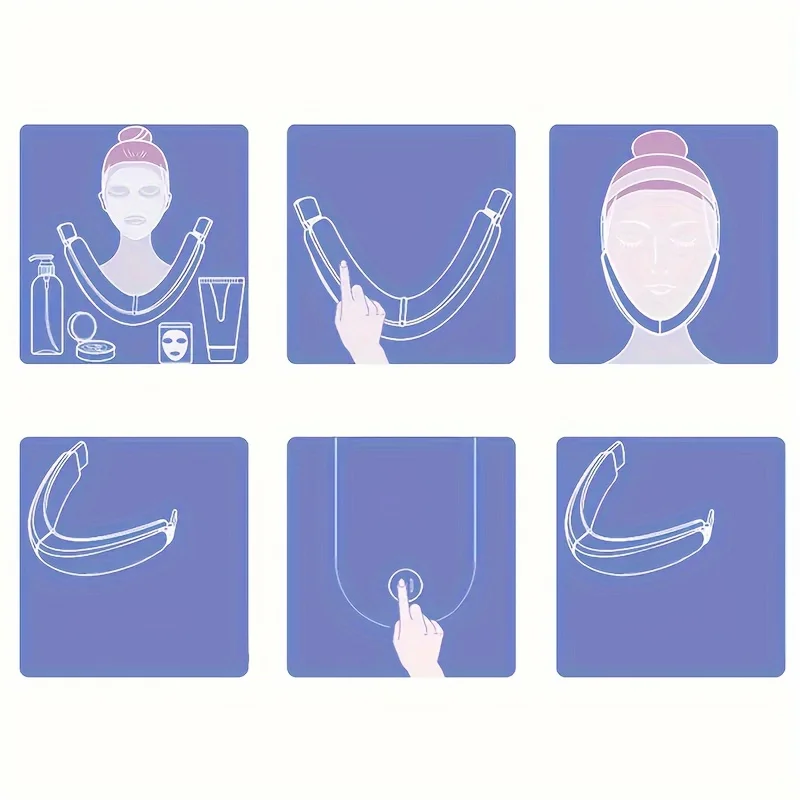 เครื่องนวดหน้าอัจฉริยะ: ดูแลผิวหน้าและลำคอที่บ้าน, อุปกรณ์เสริมความงามพร้อมบริการปรับแต่งจำนวนมาก, ของขวัญวันหยุดที่เหมาะที่สุด