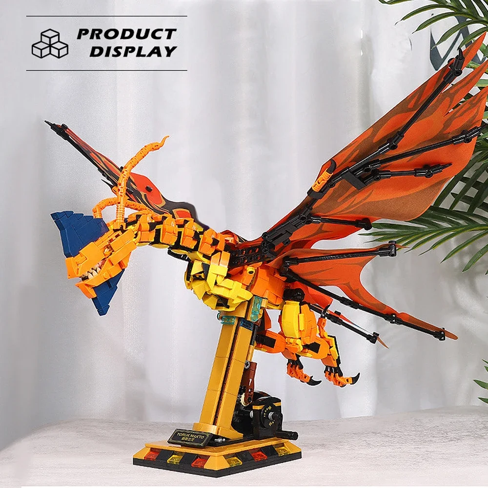 

Dragon Phantom Wyevrn Building Blocks Model Bricks Movie Middle-earth Medieval Series Desktop Decoration Assembly Toys For Gifts