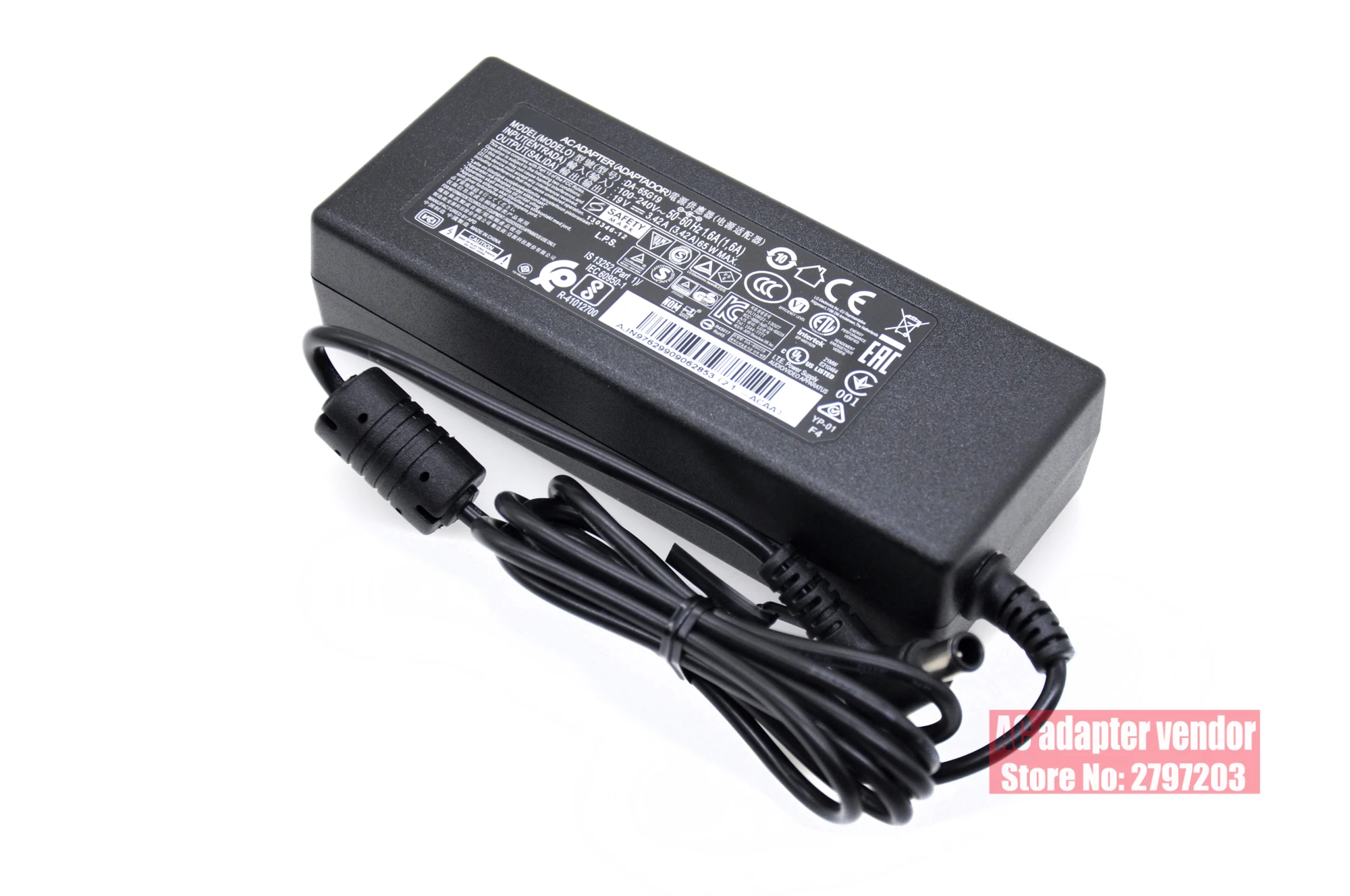 Mới Ban Đầu Cho LG 19V3.42A LCAP39 AC Adapter Cấp Nguồn Dây Sạc