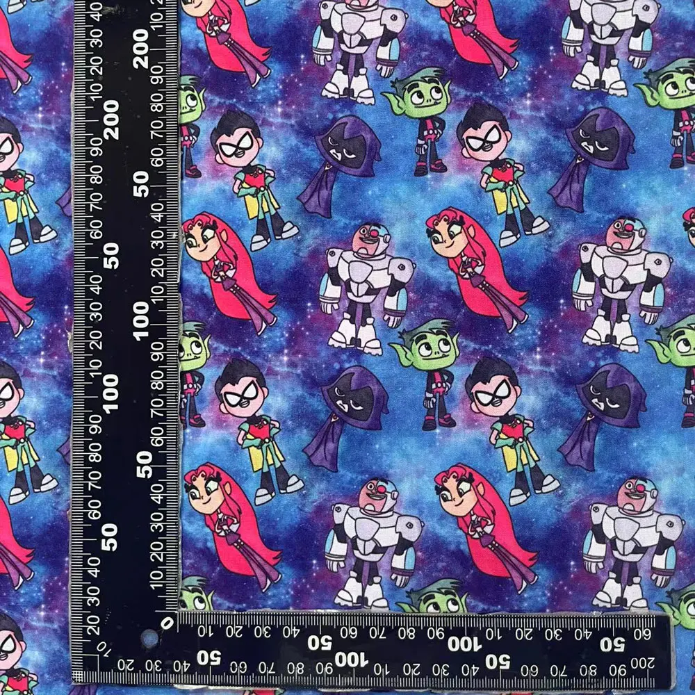 Disney Stof 140X50Cm Cartoon Katoen Stof Patchwork Tissue Kid Thuis Textiel Naaien Pop Jurk Gordijn Polyester Katoen stof