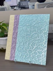 3 Pack Solid Color Textured Acrylic Sheets, Thickness 3 MM, 12x8 Inches Each, Great for Home Decor, Crafts, and Jewelry