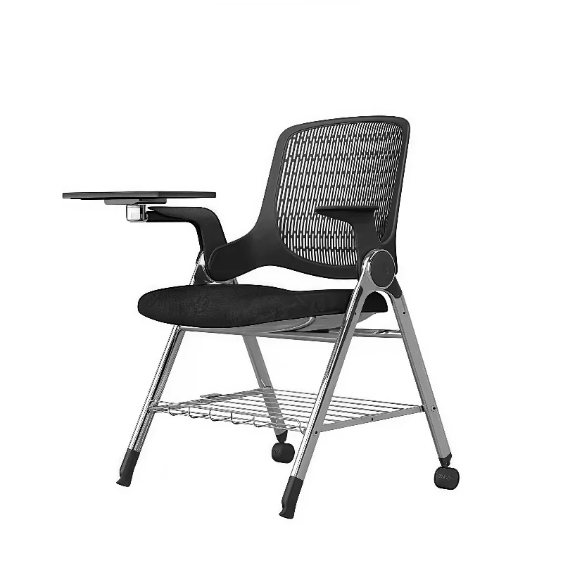 

Современный портативный офисный стул, черный подвижный простой дизайн, кресло для конференций, игровое эргономичное офисное кресло