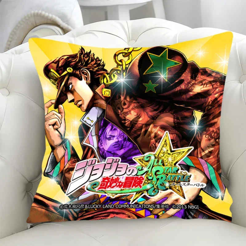 Pillowcase 40*40 Jojo's Bizarre Adventure Ornamental Pillows for Living Room Cushion Covers 45x45 Pillow Hugs Cover