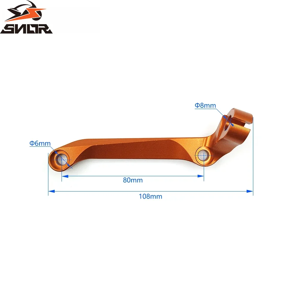 CQHZJ Motorcycle Clutch Cable Support Bracket CNC Lengthen For ZONGSHEN NC250 WRX 250 NCXT250 ST NC ENDURO 300 GR8 F300L X6S EXR