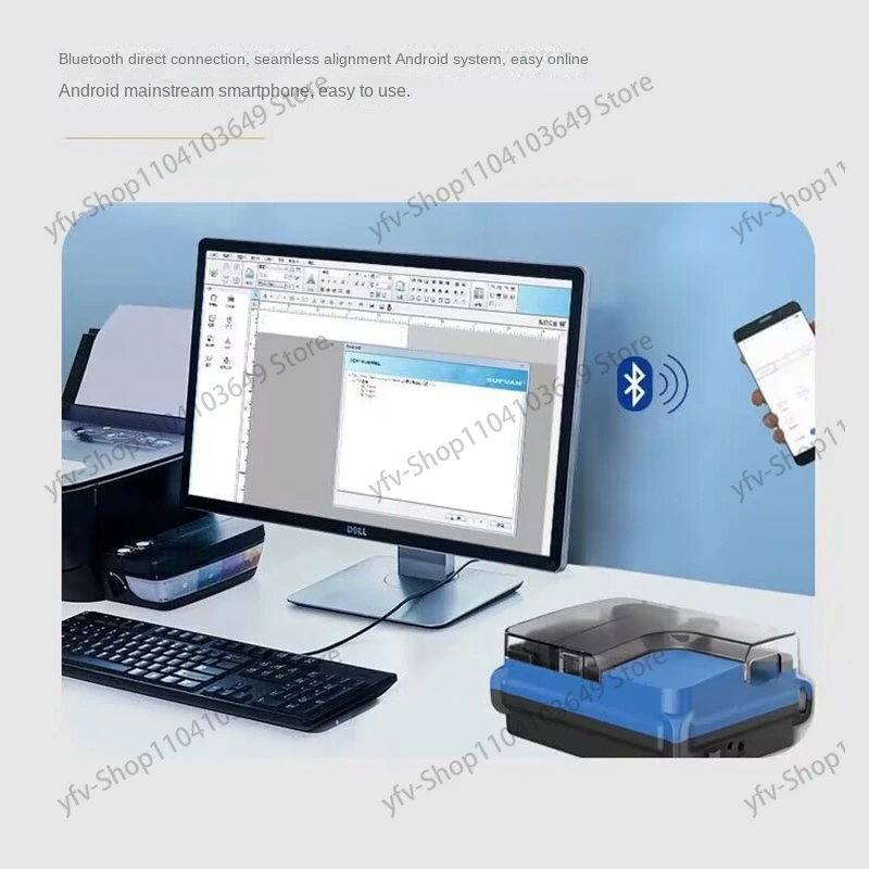 Draagbare nummer buis printer krimpkous markering machine LK280 bluetooth markering machine draad codering nummer buis printer