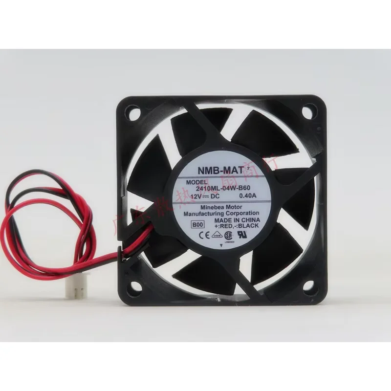 

NMB-MAT 2410ML-04W-B60 B00 Server Cooling Fan DC 12V 0.40A 60x60x25mm 2-wire