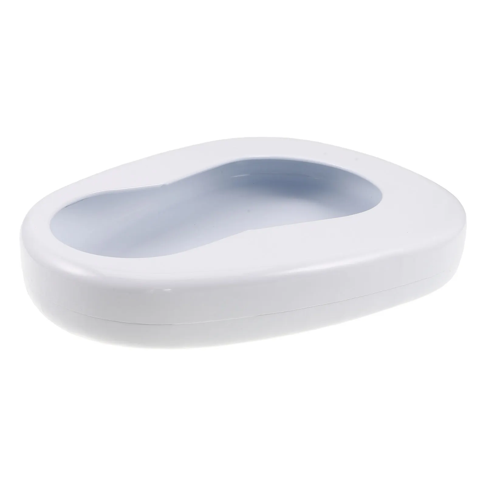 Metal Bedpan for Bedridden Elderly Women and Men Portable Spill-Proof Lightweight Urinal Potty Home Hospital Travel Care