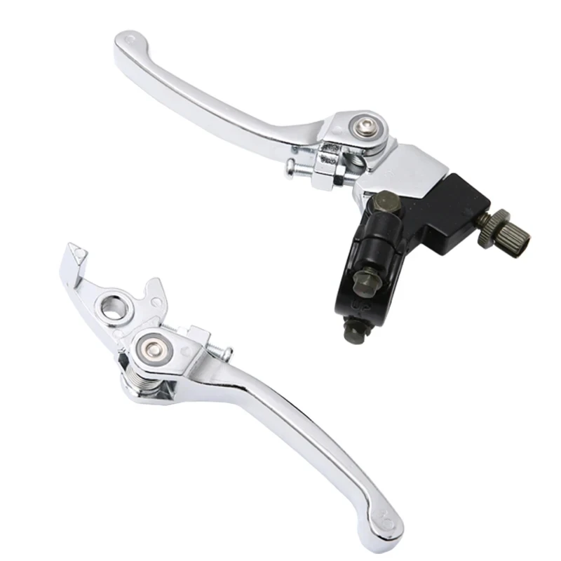 Motorcycle Left Aluminum Alloy Clutch Lever Handle Suitable 22mm 7/8-inch for HONDA KTM YAMAHA KAWASAKI SUZUKI KAYO Pit Bike ATV