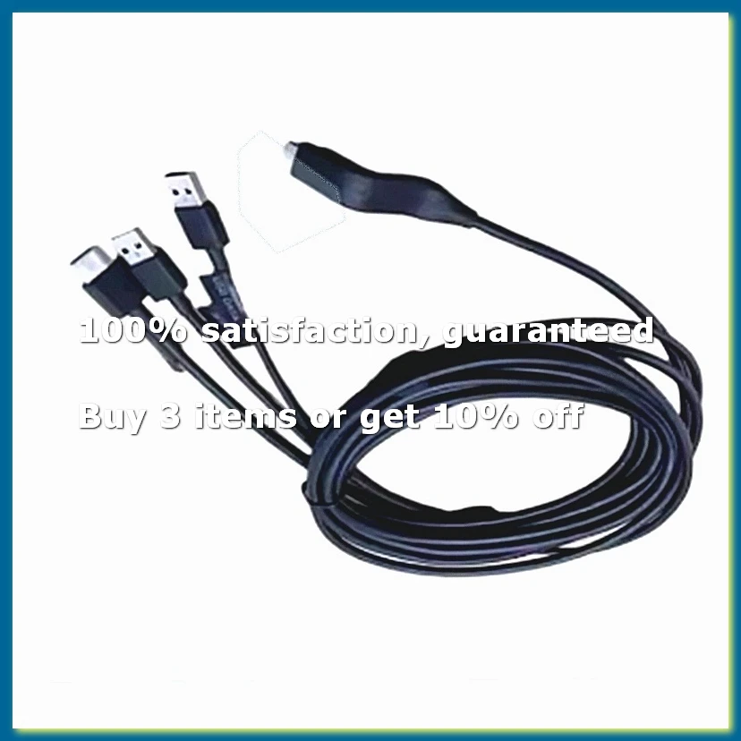 E3 3 In1 VR Headset Connecting Cable for VR E3-B E3-C E3-P VR Helmet -Compatible Cable 5 Meter Accessories-DT30