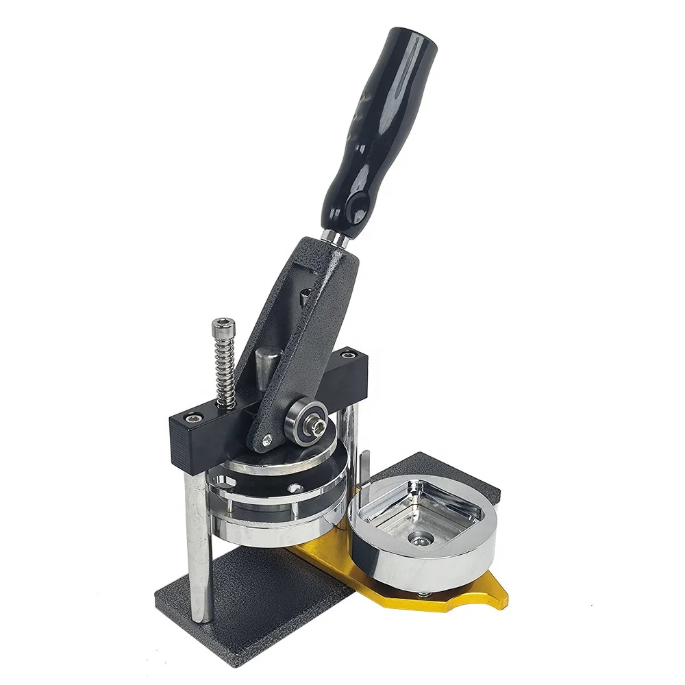

Hot Square 50*50mm Custom Photo Refrigerator Magnet Button Machine Steel Button Making Machines