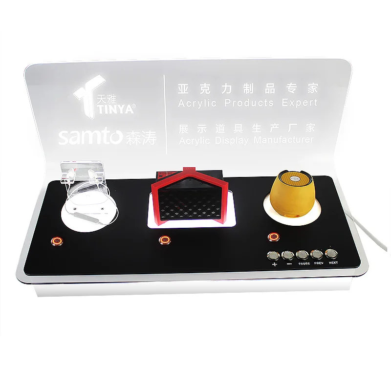 custom.Tinya Custom Counter Double-layer Outdoor Wireless Speaker Acrylic Display Stand Music Player Display Stand