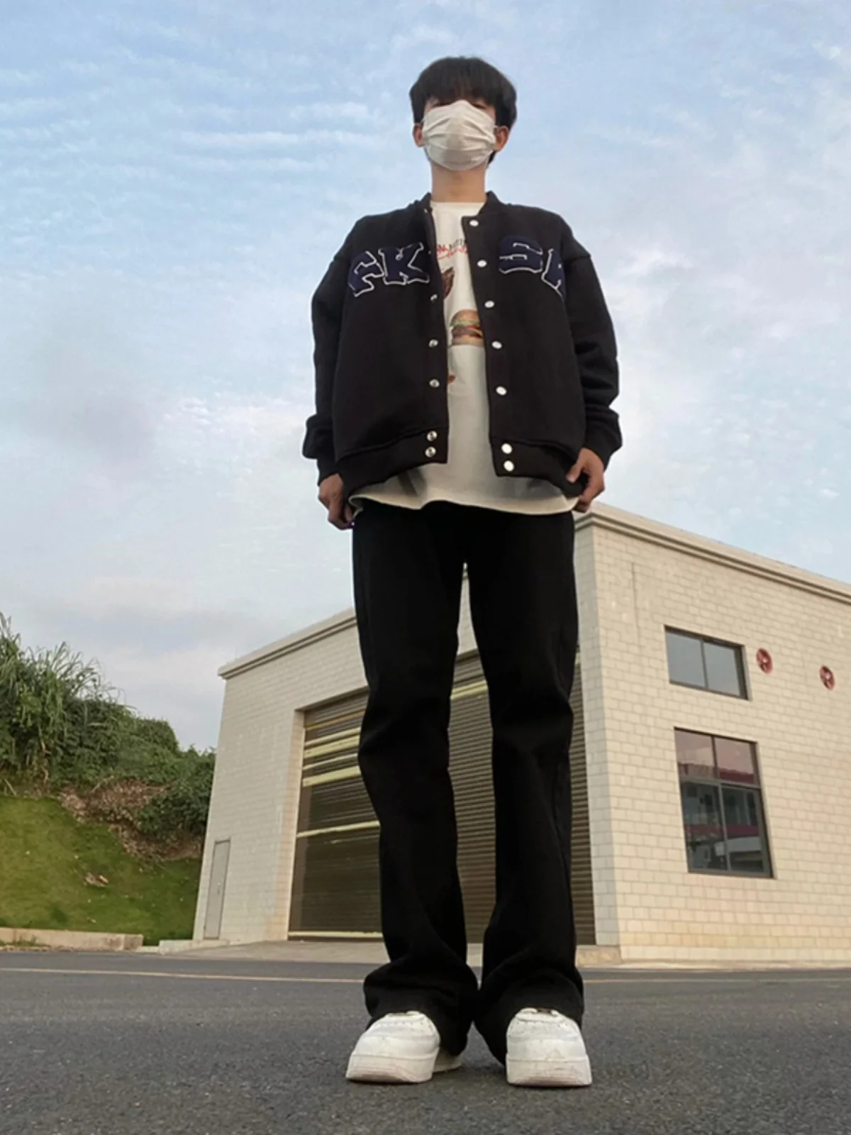 

Bla Elastic Denim Jeans Men's Autumn Winter Sle Cleanfit Leg Lengthening American High Street Vibe Straight Leg Trousers