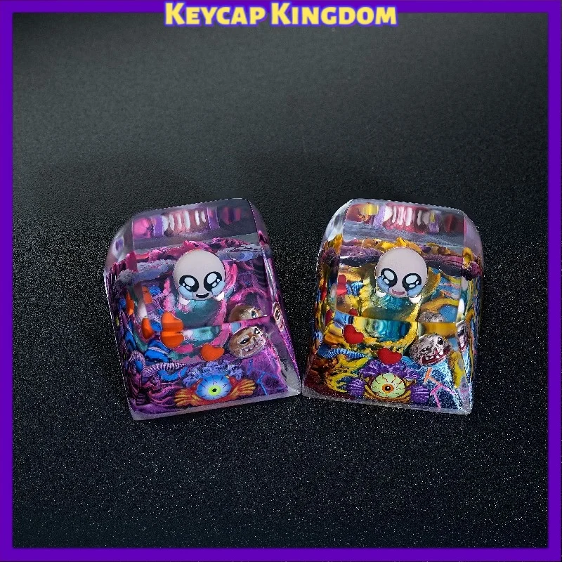 The Binding of Isaac Cute Art Anime Keycap Mechanical Keyboard Resin Custom Point Keycap PC Gaming Keyboard Accessories Gift