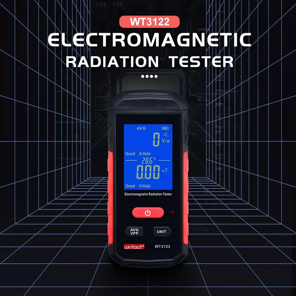 WT3122 Electromagnetic radiometer, electromagnetic wave, mobile phone radiation, household appliance radiation detector