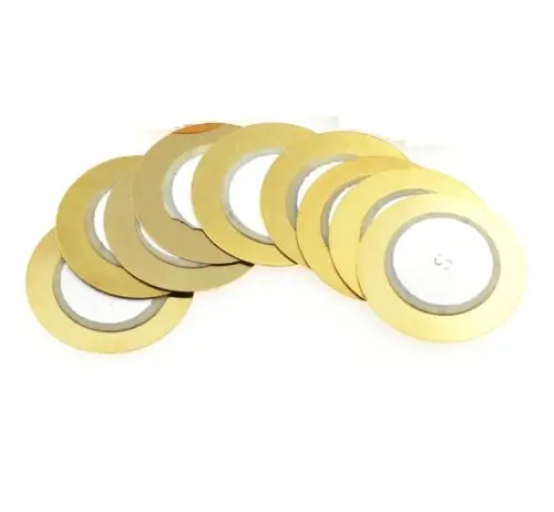 50PCS 15mm Piezo Elements Sounder Sensor Trigger Drum Disc