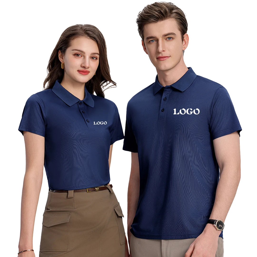 Plus Size S-7XL Men's Golf Lapel Polo Shirt Custom Print Embroidery Design Logo Tops Summer Leisure Women's Oversized Tees