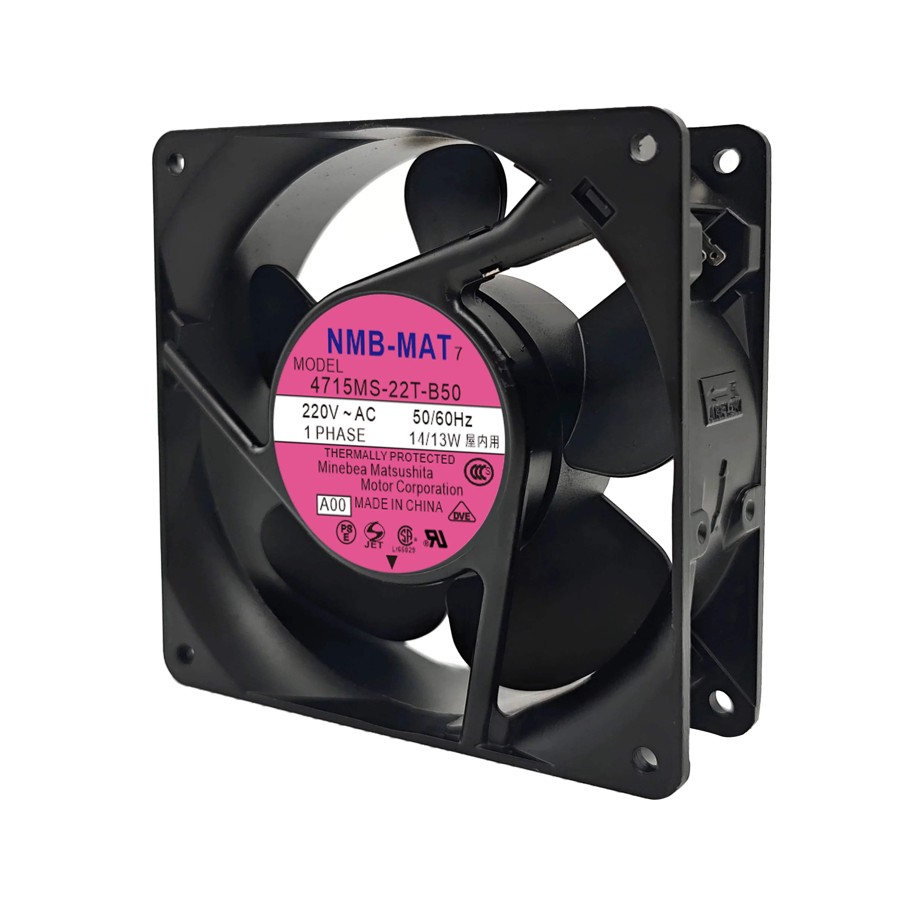 

NEW ORIGINAL 4715MS-22T-B50 AC220V 12038 120x120x38mm COOLING FAN RADIATOR