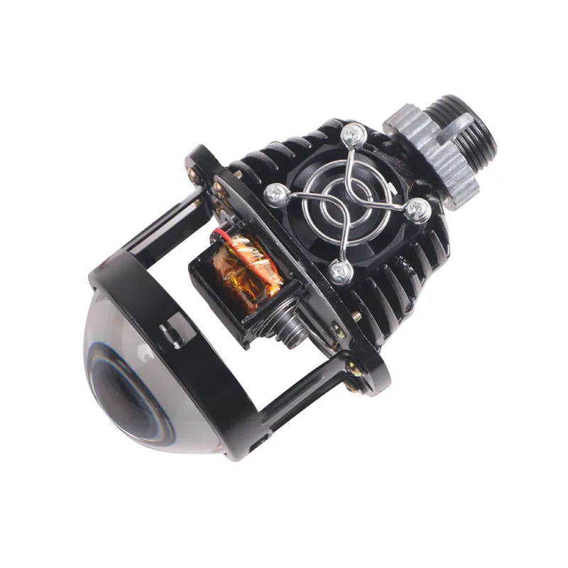 China High Quality 1.8 2.0 Inch Motorcycle Bi LED Projector Lens Headlight Fog Light Headlamp LED Car Projector Retrofit Kits