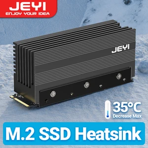 Pendingin HeatSink SSD JEYI M. 2 2280, Heat Sink Konvektif Aluminium Tugas Berat, Heat Sink Pasif dengan Sirip, (Maks Penurunan 35℃ 8 ssd evo penjualan terbaik - №