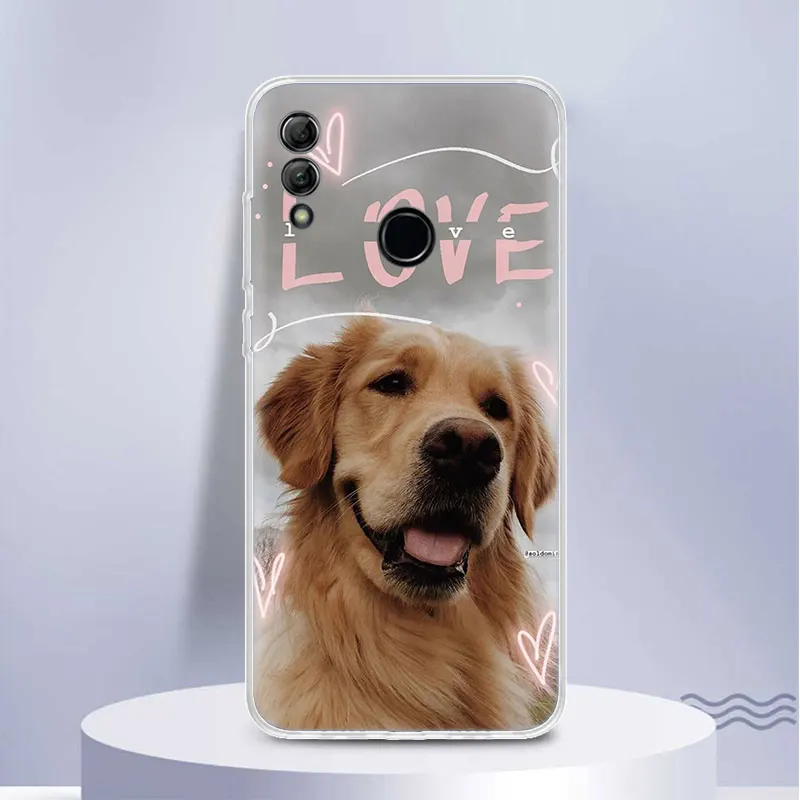 Golden Retriever Friend Soft Silicone Phone Case For Huawei Honor 10 Lite 9 8A 8X 8S 9X Pro Y5 Y6 Y7 Y9S P Smart Z 2019 1020i Co