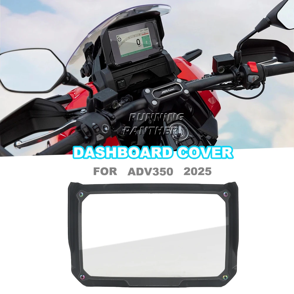 

2025 For Yamaha 350ADV ADV350 350 ADV Motorcycle Accessories Meter Frame Cover Waterproof Screen Protector Parts 350 ADV