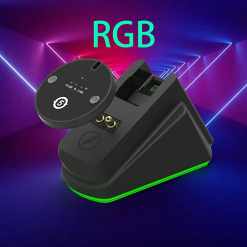 Mouse Wireless Plastic RGB Power Charging Dock Base for Logitech G Pro X Superlight Wireless G903 G502 G703