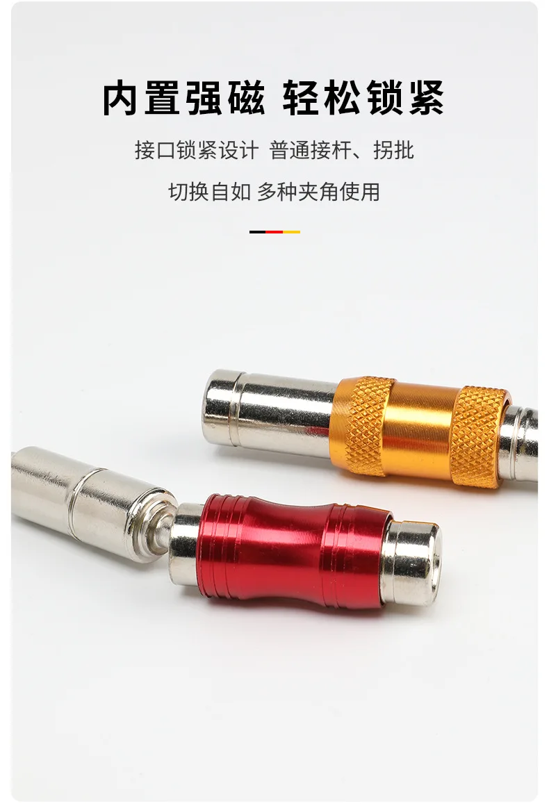 1pc Drill Bit Holder Magnetic Swiveling Bit Tip Holder Set Drill Bit Extension Pivot 1/4 Inch Hex Quick Release Pivoting Screwd