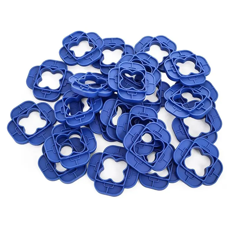ABKO-Decking Shim Leveling Washers-24Pcs Wood Board Plastic Spacer Rings For Construction, Flooring And DIY Projects