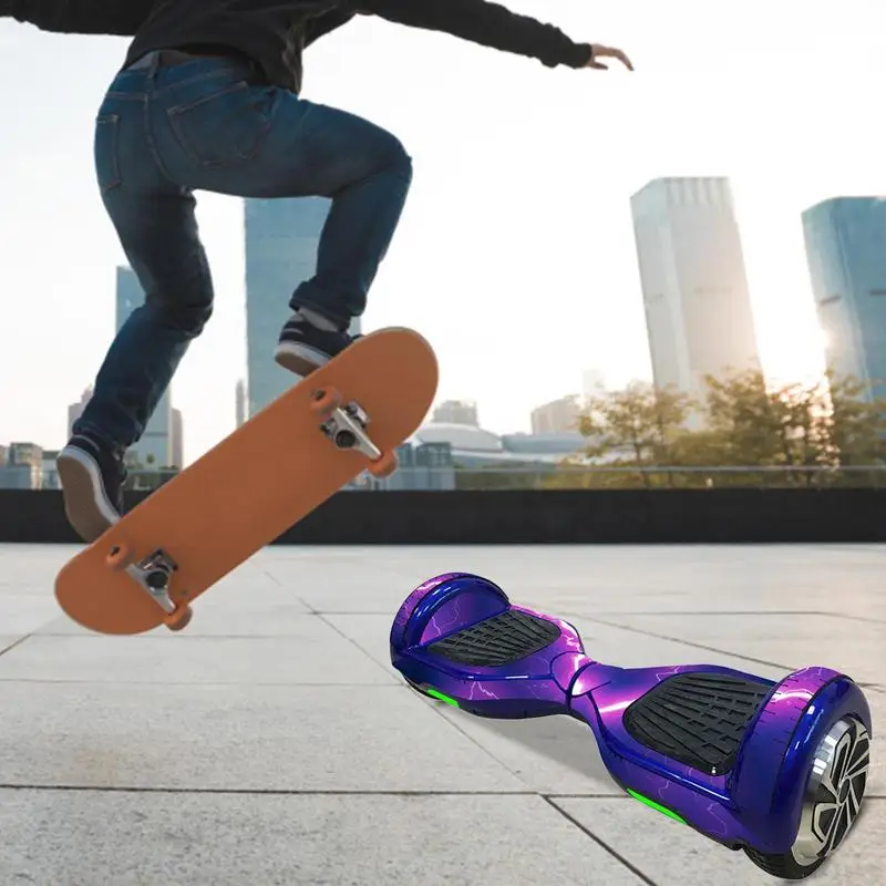 6.5 بوصة ذاتية التوازن سكوتر كهربائي عجلة المجلس واقية غطاء بولي كلوريد الفينيل الجلد ملصق كلاسيكي Hoverbaoard لتزيين السيارة