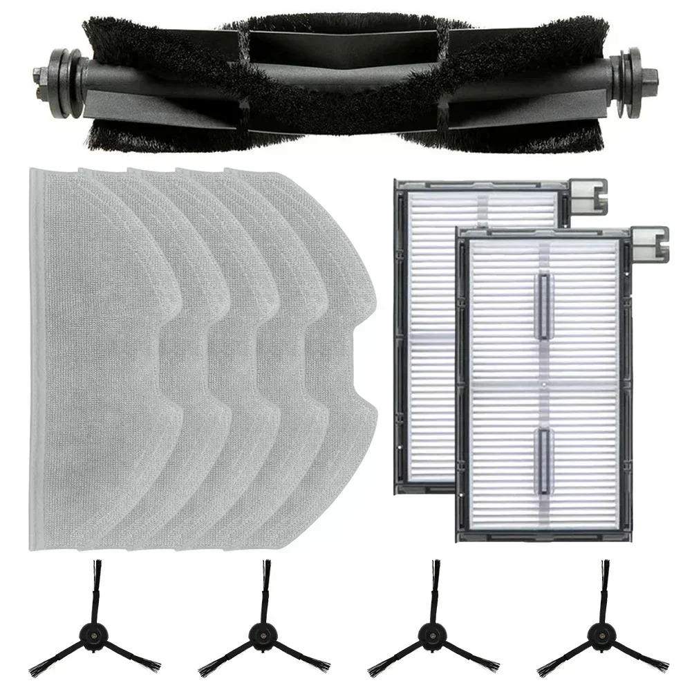 Belangrijkste Zijborstel Filters Voor X8 Pro Serie X8 Pro SES Stofzuiger Reserve Vervanging Belangrijkste Zijborstel Filter Mop Doek Kits