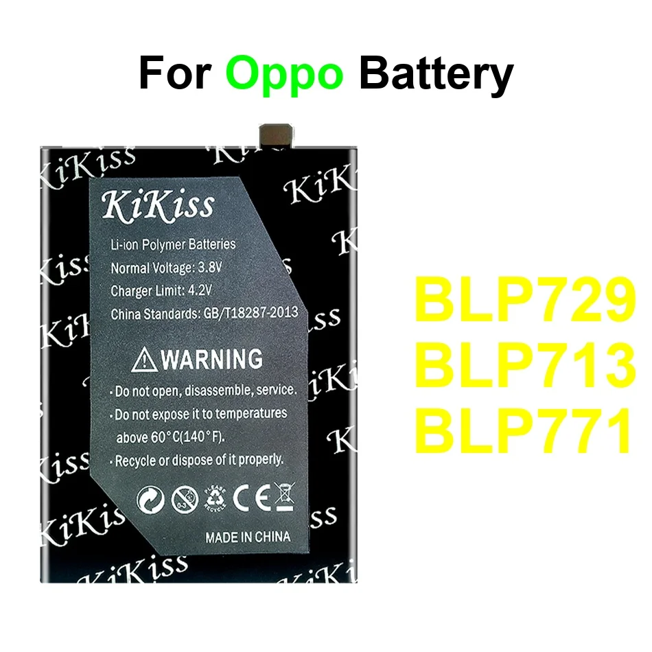 

Mobile Phone Battery High-Capacity BLP771 BLP713 BLP729 4600-5500Mah For Oppo Realme 5I 6I 3 5 2021 Pro