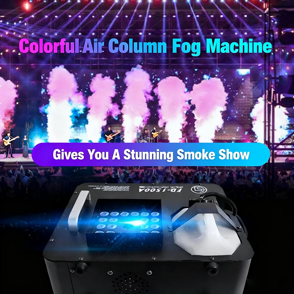 

24x9W дымовая машина для пола RGB 3в1 красочный эффект дыма DMX управление противотуманная машина для уличного DJ-клуба Patry KTV Concert Рождество