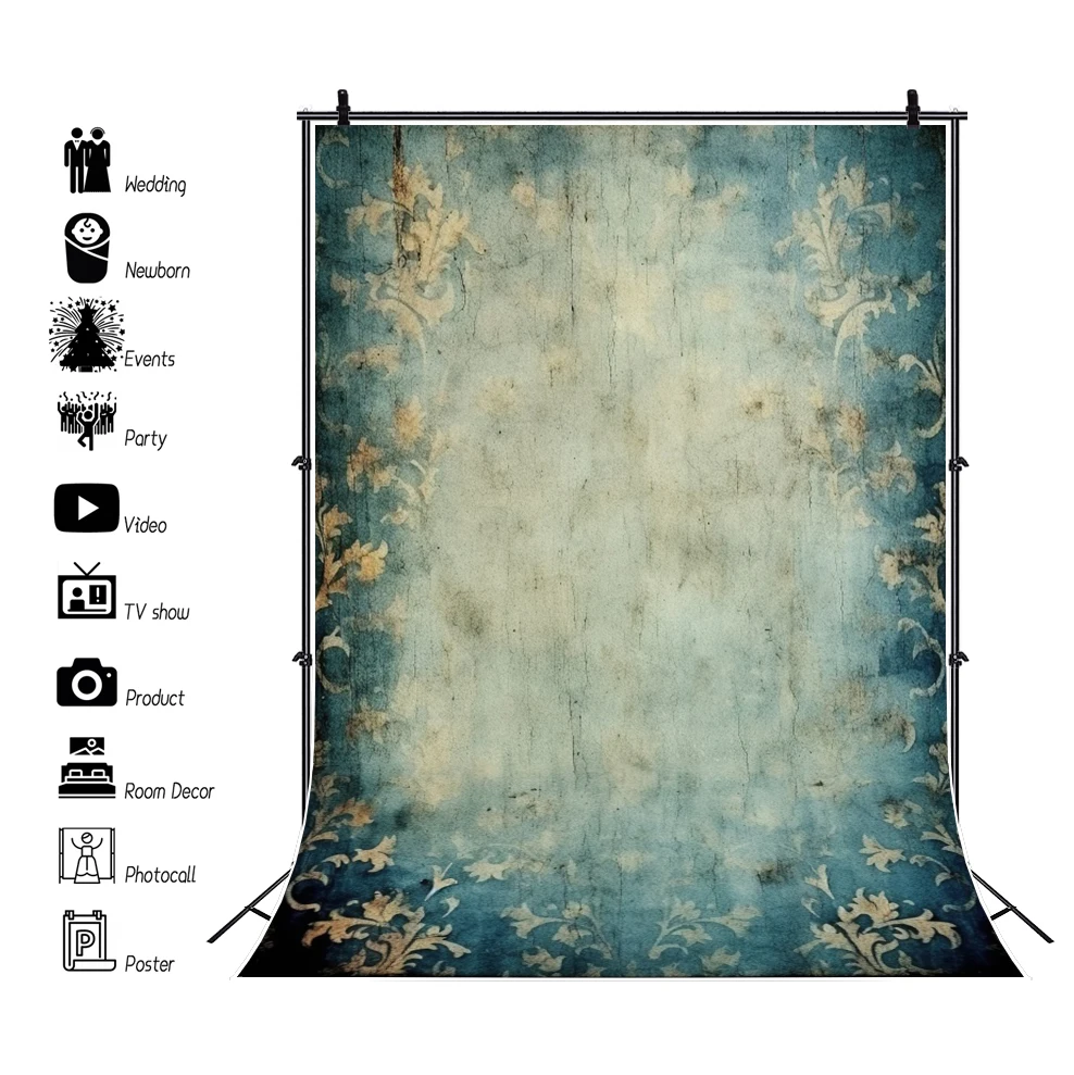 Arrière-Plan de Photographie de Mariage, Fleurs Florales, Décor de ixMurale, Abstrait, Bergame, Anniversaire de Bébé, Studio Photo