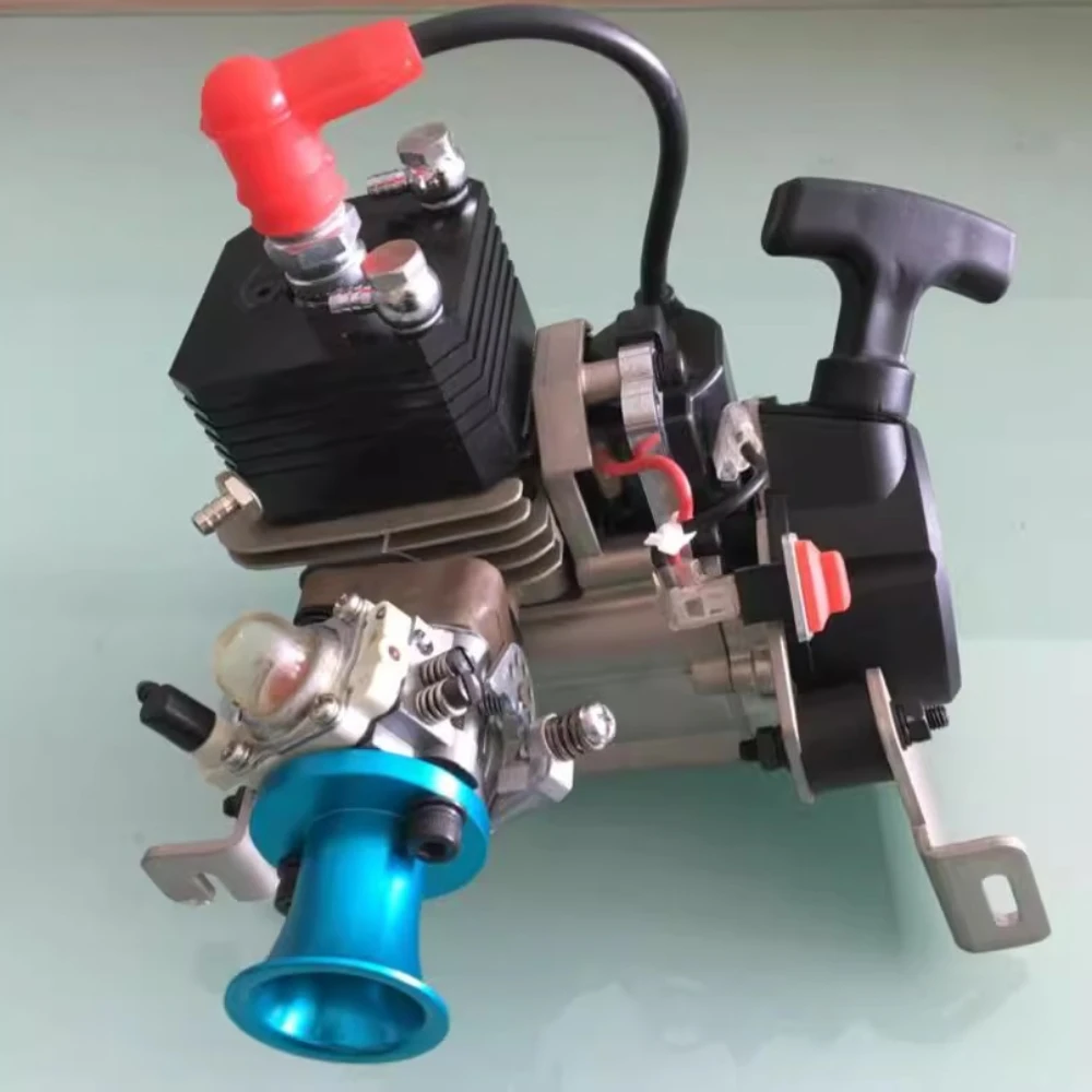 27CC Ship Model Engine Metal Water Cooled Engine Four Hole Cylinder Head Suitable for Remote Control Boat Model Toys