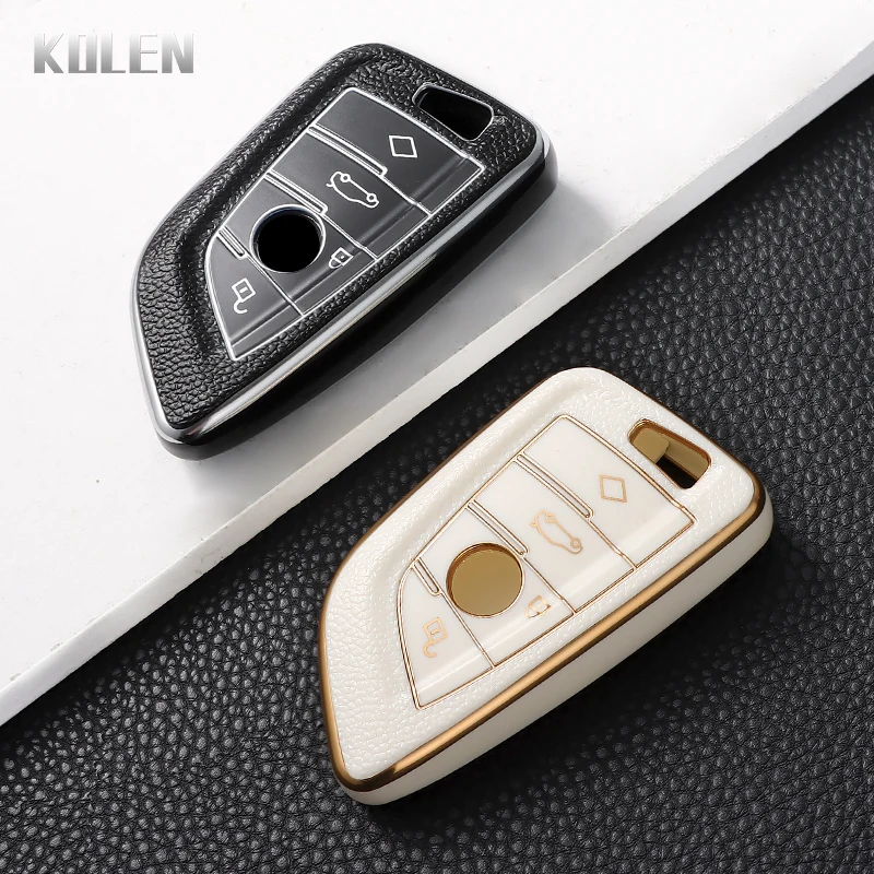 Neue tpu auto fernbedienung schlüssel etui abdeckung shell fob für bmw x1 x3 x5 x6 x7 1 3 5 6 7 series g20 g30 g11 f15 f16 g01 g02 f48 zubehör