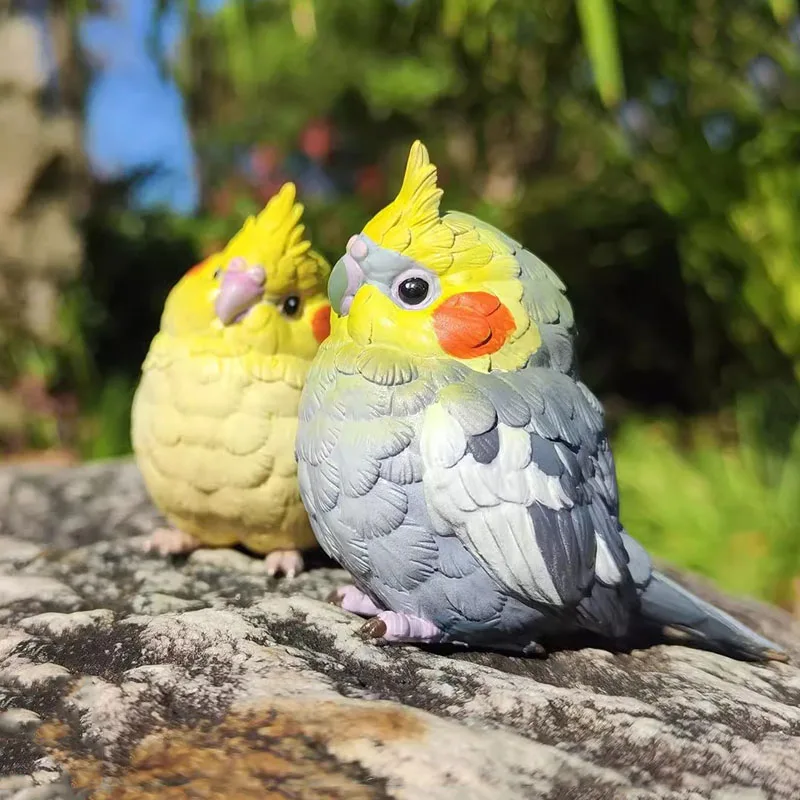 Animal Planet A Series of Laugh and Grow Fat Bird Series Blind Box Model Xuan Feng Parrot Owl Cute Anime Figure Collector Decor