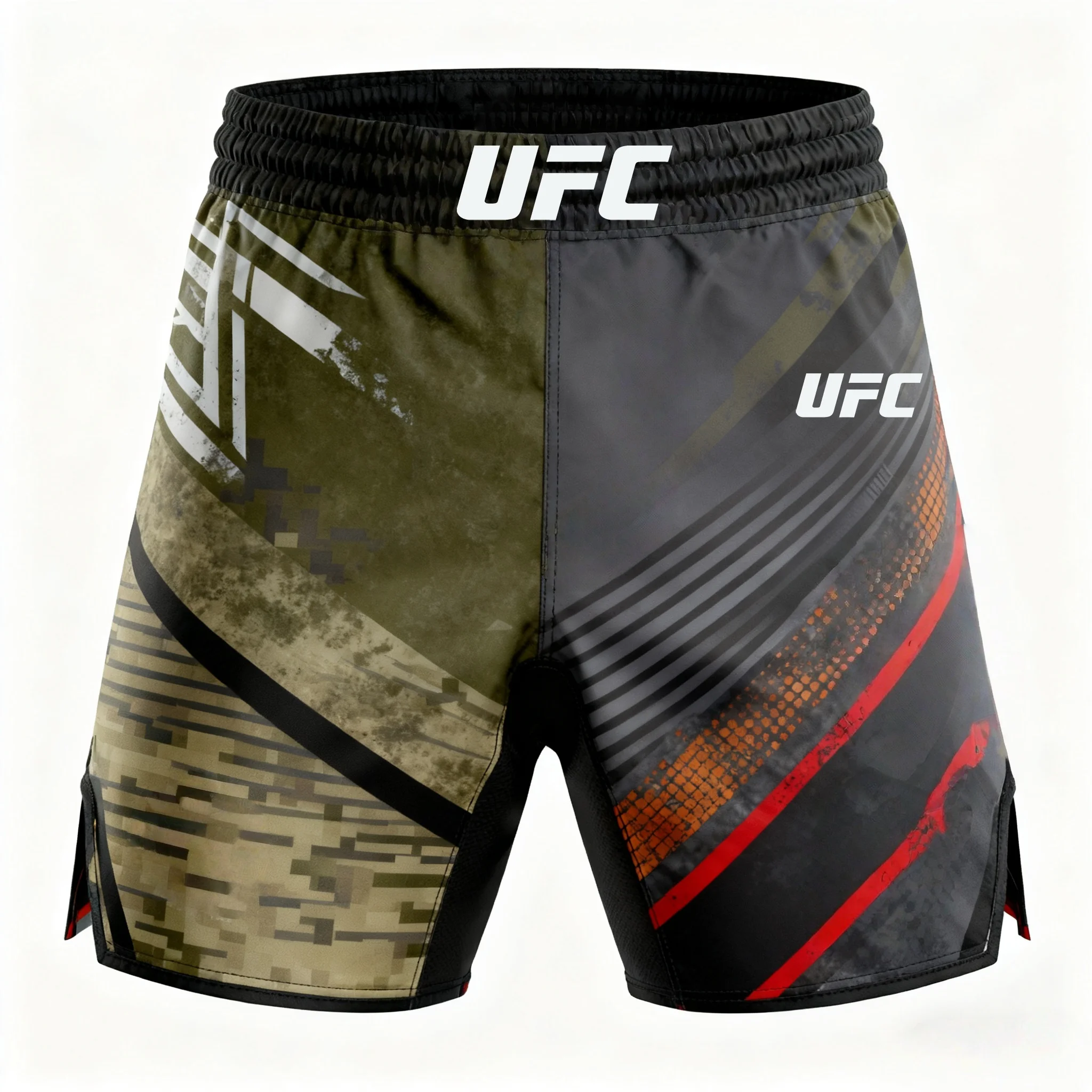 2025 UFC MMA القتال المنافسة السراويل الرياضية للرجال والنساء تنفس التجفيف السريع امتصاص العرق التدريب سراويل ملاكمة #4