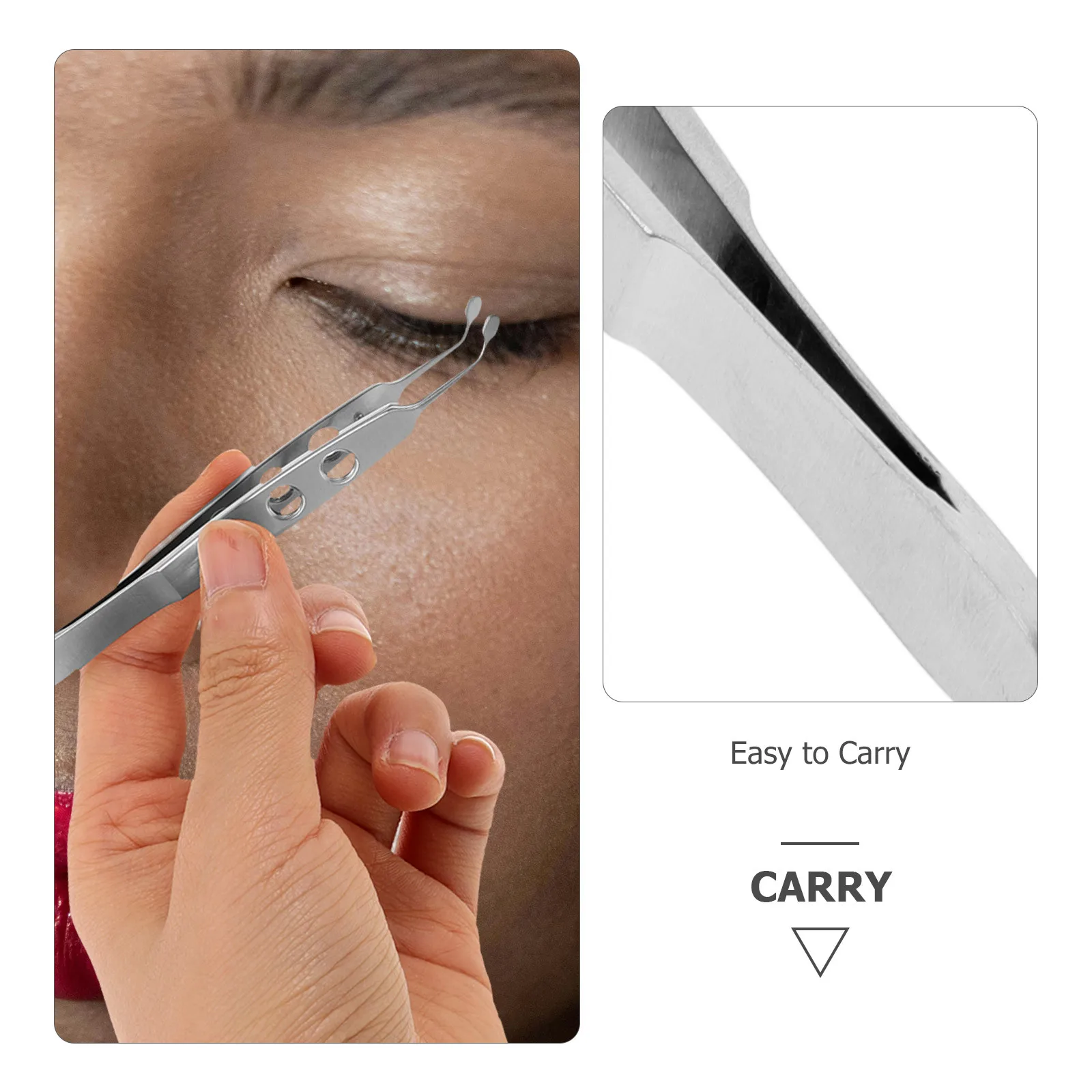 Professionelles Augenlid-Massagegerät aus Edelstahl, Meibomian-Dreifuß-Expressor für trockene Augen zu Hause oder im Salon